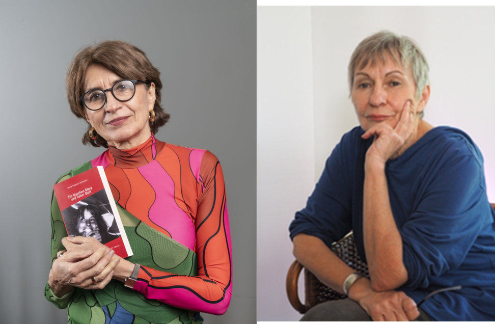 Öffnet die Seite 'Der neue Literaturkreis der VHS startet!' Gunda Krüdener-Ackermann und Lydia Hossnofsky