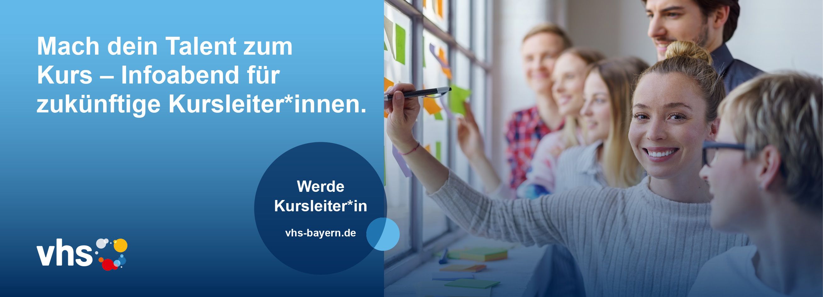 Öffnet die Seite 'Mach dein Talent zum Kurs - Infoabend für zukünftige Kursleitungen'